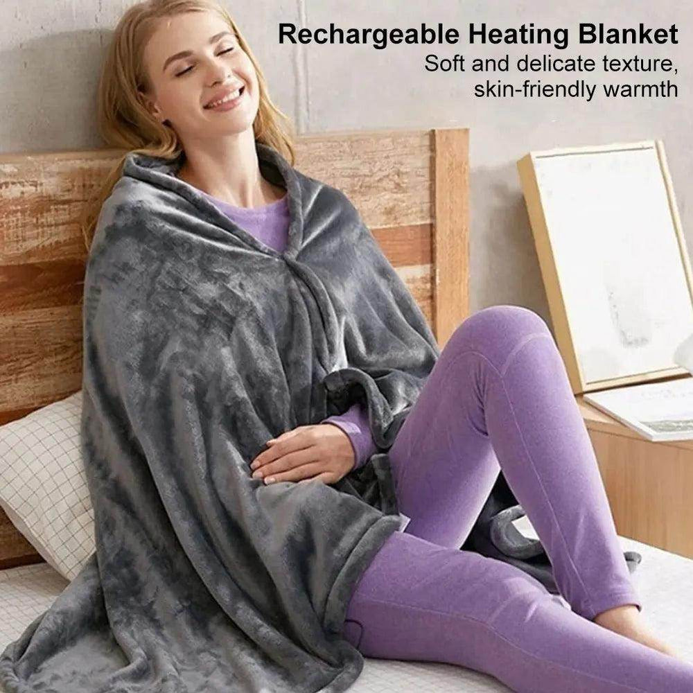 USB Electric Heated Throw Blanket